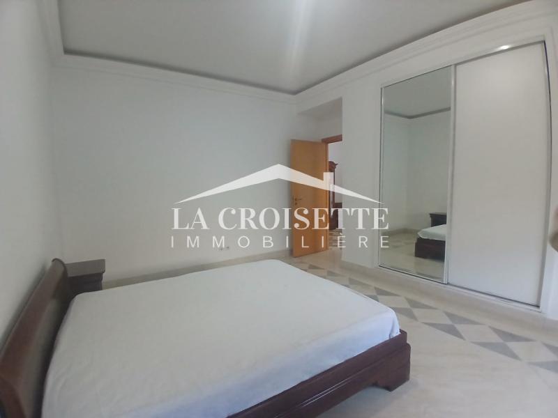 Rez-de-chaussée de villa meublé S+3 avec jardin à Carthage